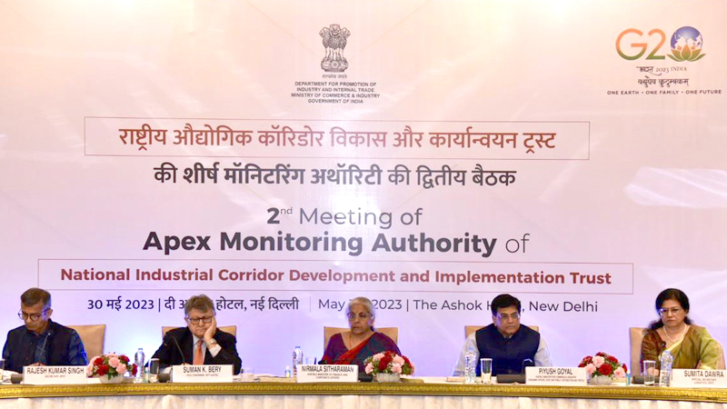 Smt. Nirmala Sitharaman chairs 2nd meeting of Apex Monitoring Authority of National Industrial Corridor Development and Implementation Trust