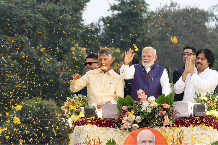 PM Modi inaugurates projects worth over Rs 2 lakh cr in Andhra, says State's growth will contribute to national progress