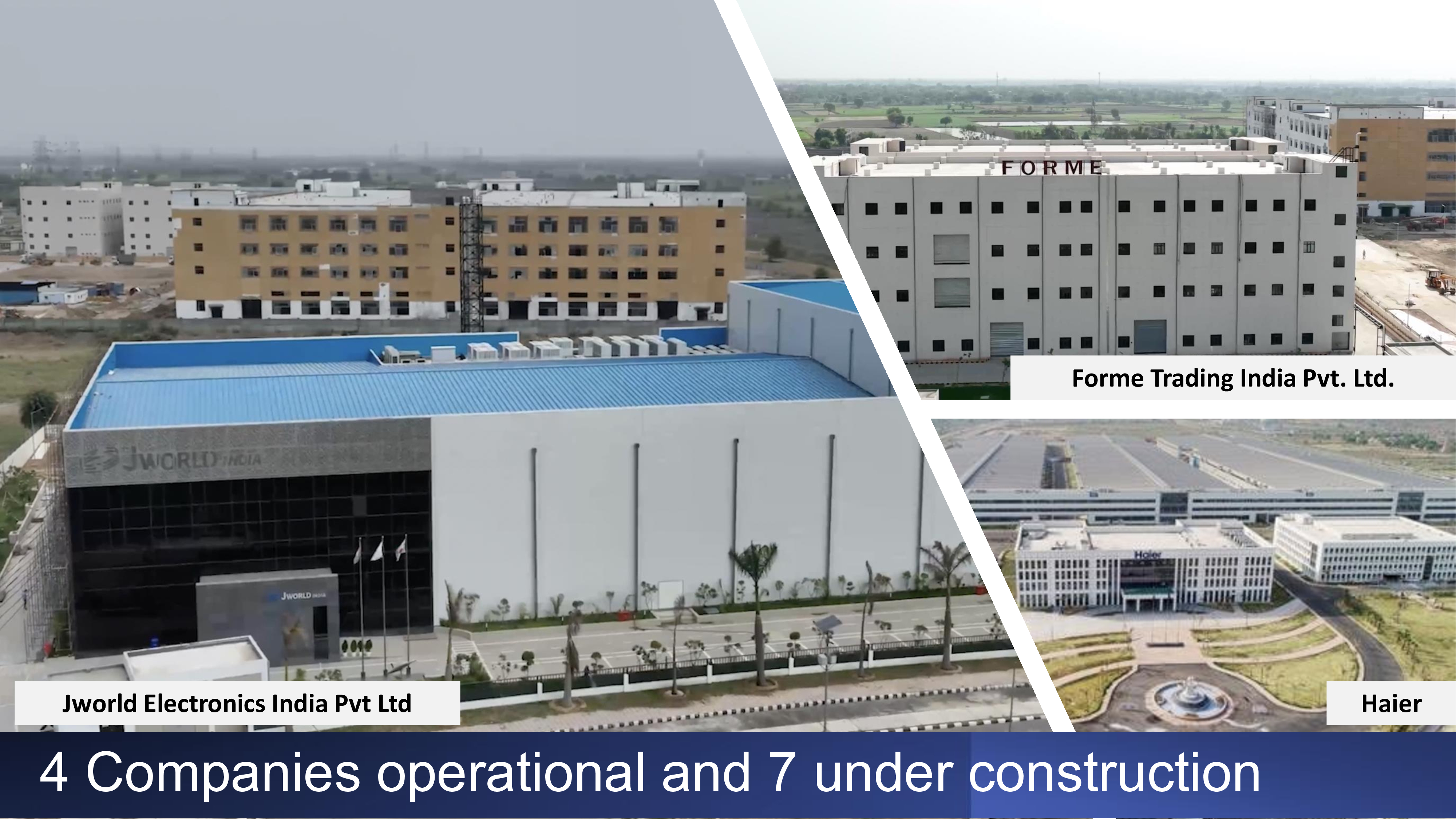 4 Companies operational and 1 under Construction